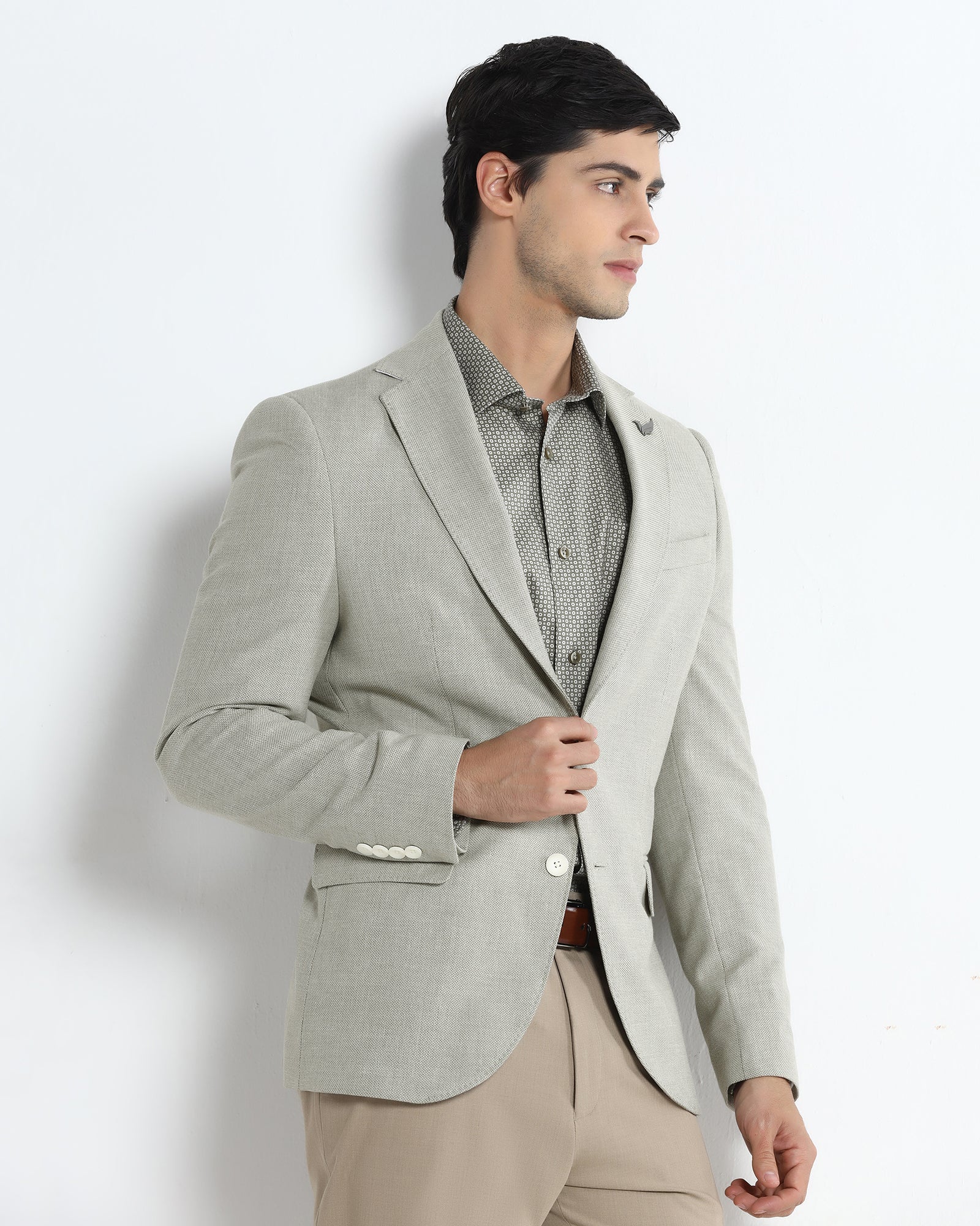 Olive Textured Jacket - Watson