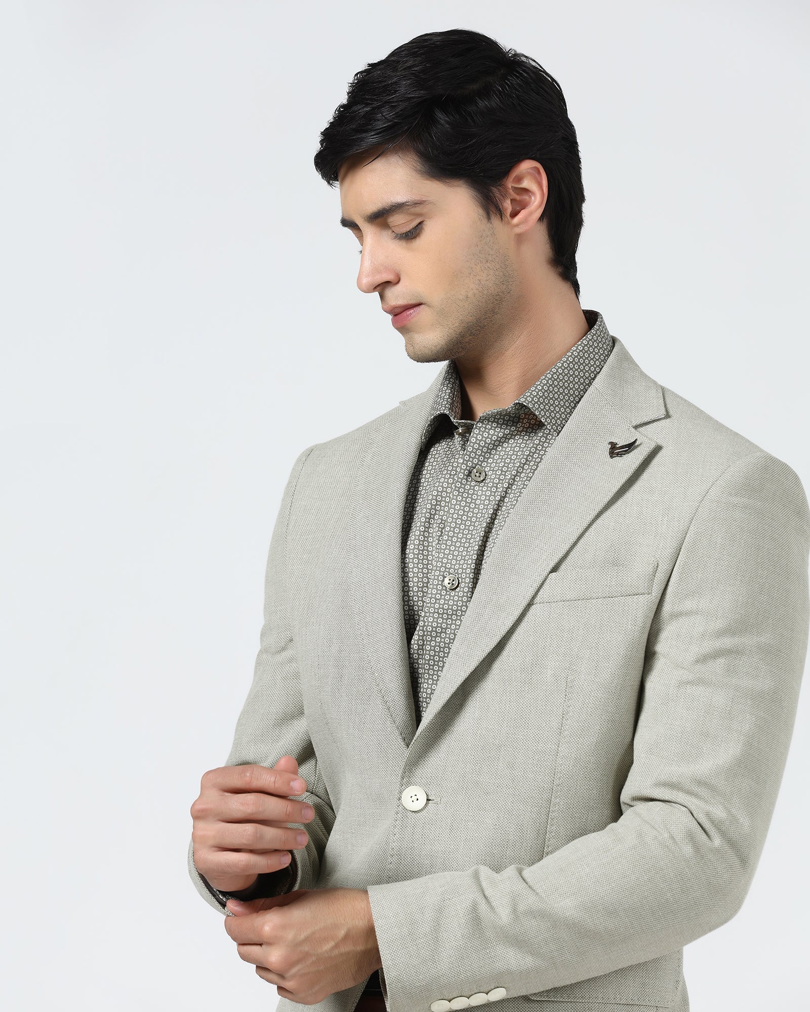 Olive Textured Jacket - Watson