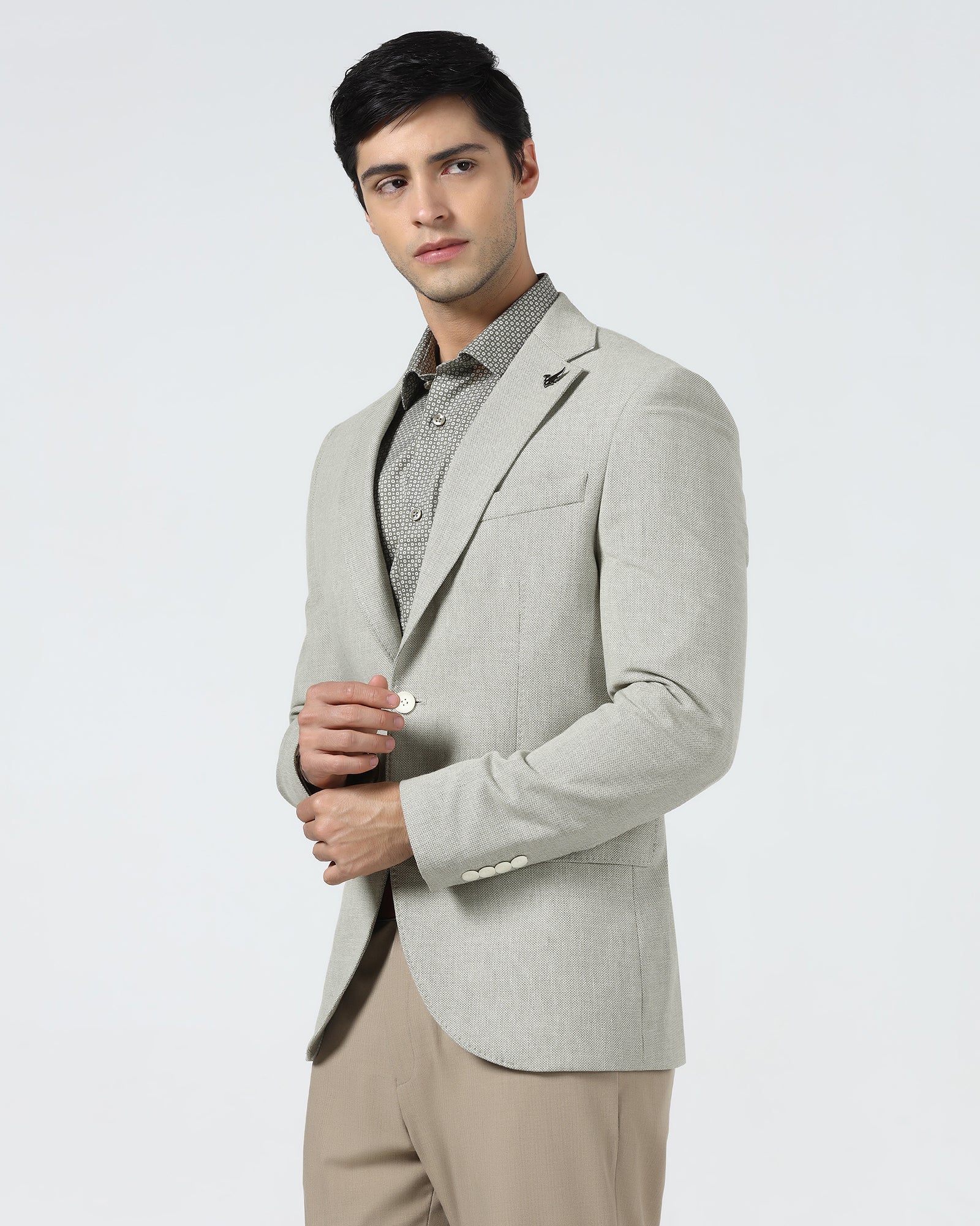 Olive Textured Jacket - Watson