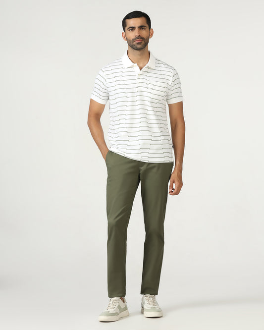 Olive Textured Khakis - Brook
