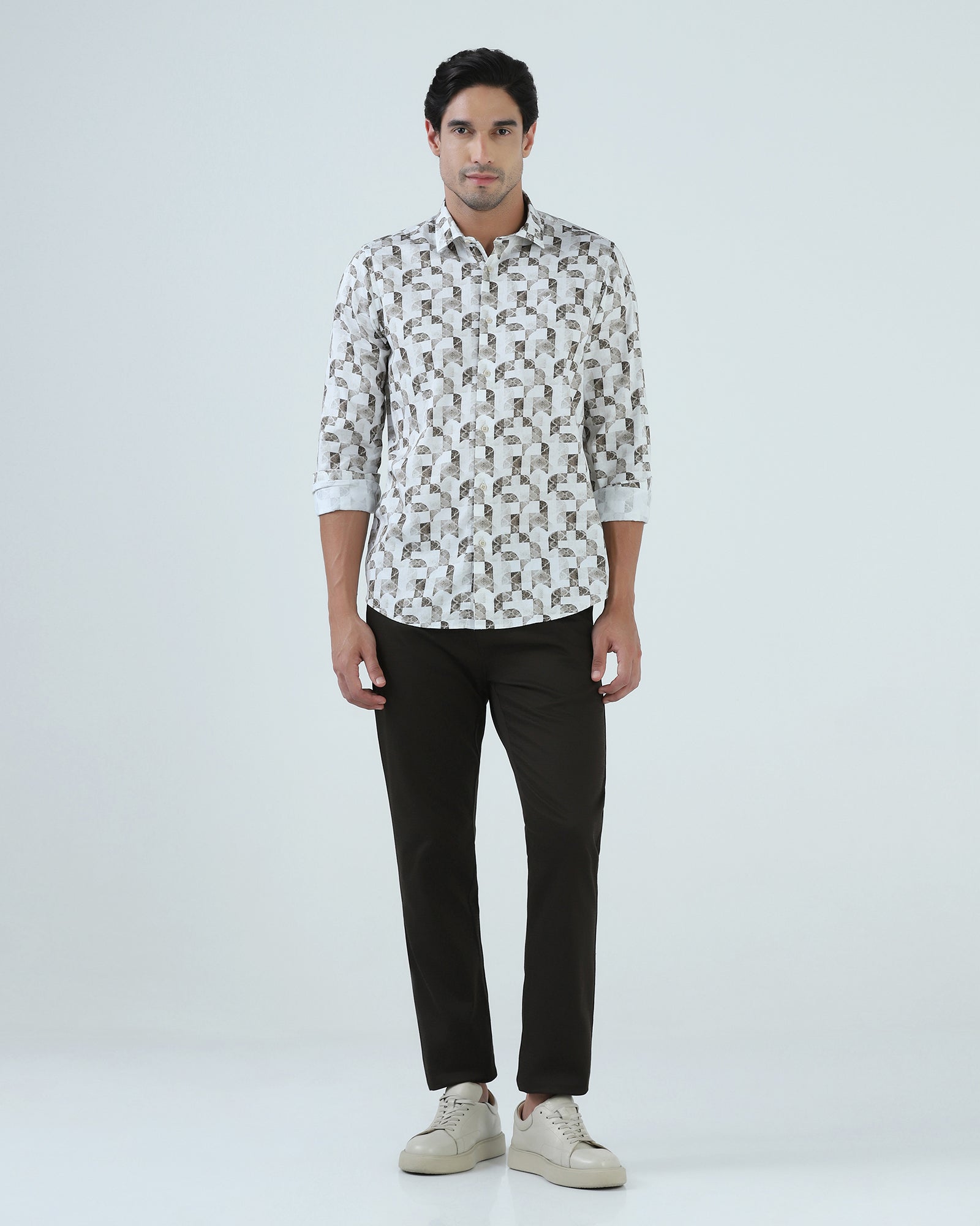 Olive Textured Khakis - Dell