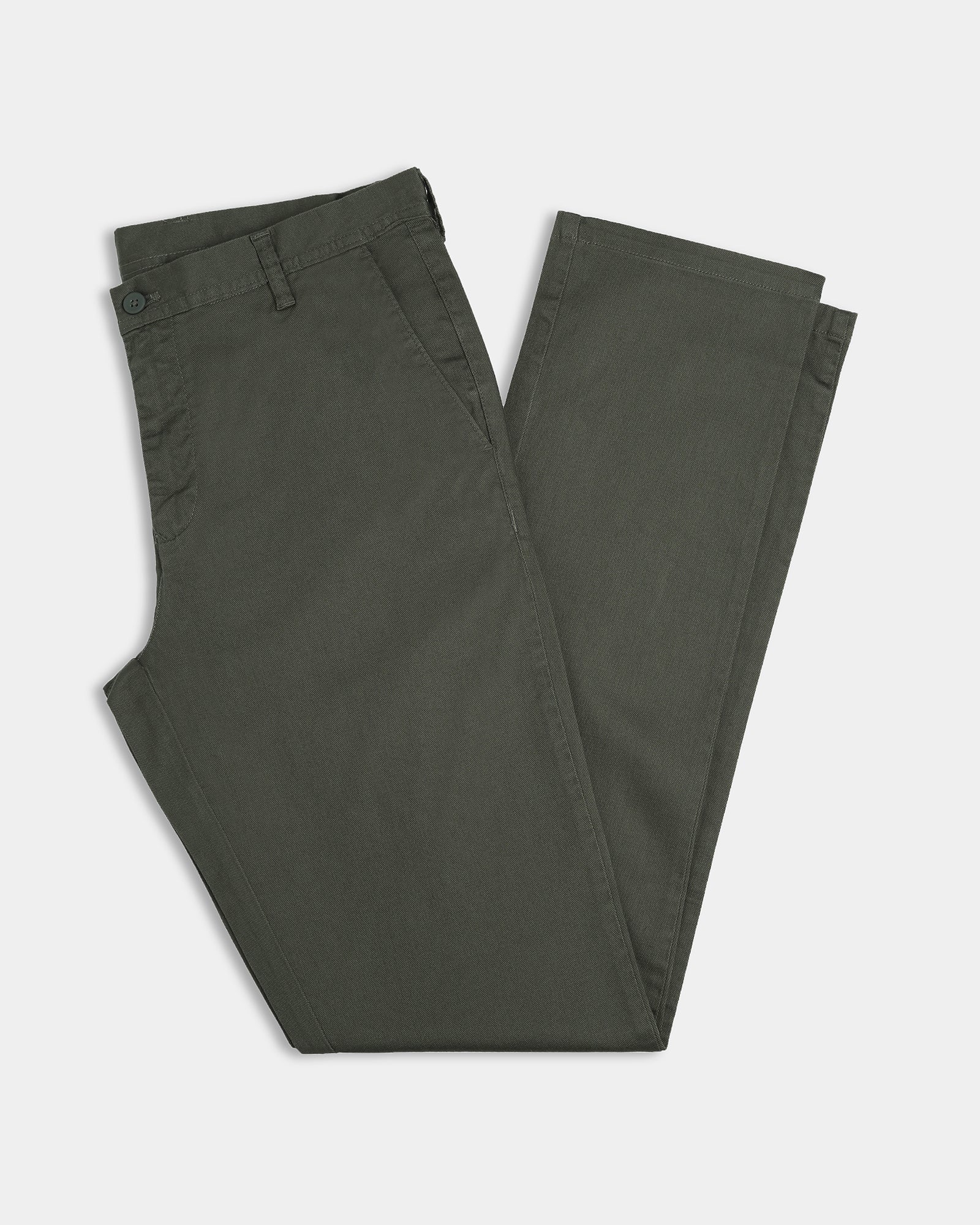 Olive Textured Khakis - Fint