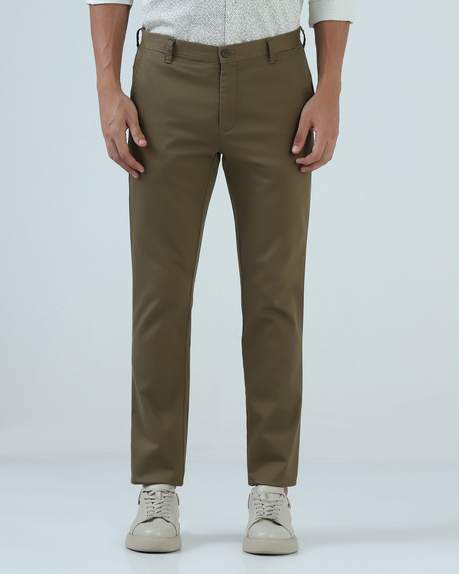 Olive Textured Khakis - Kart