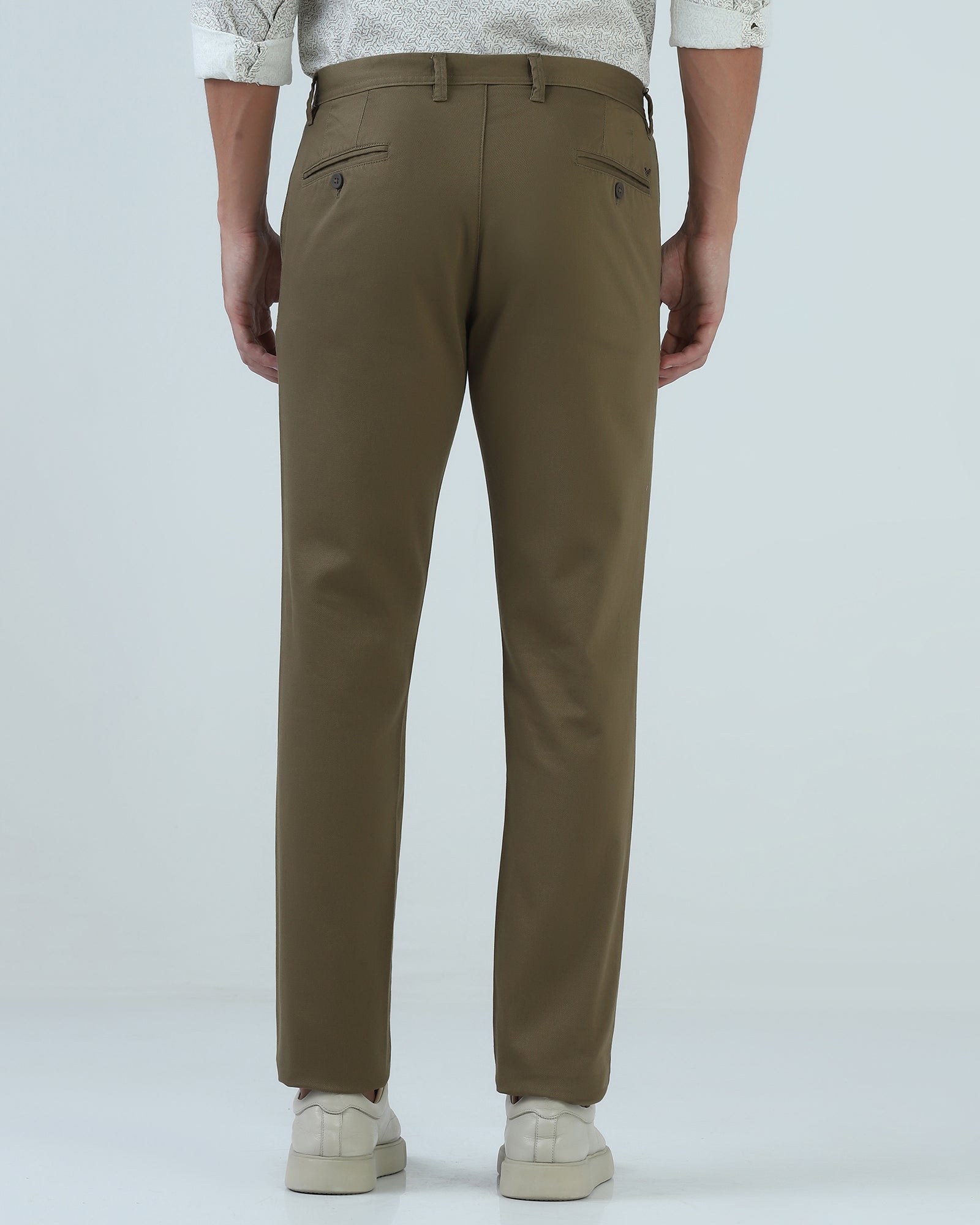 Olive Textured Khakis - Kart