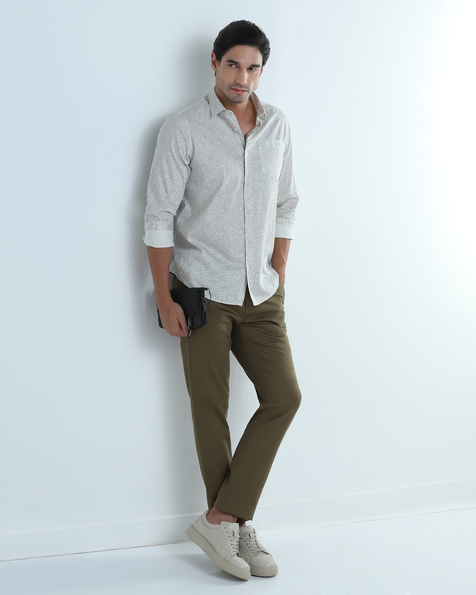 Olive Textured Khakis - Kart
