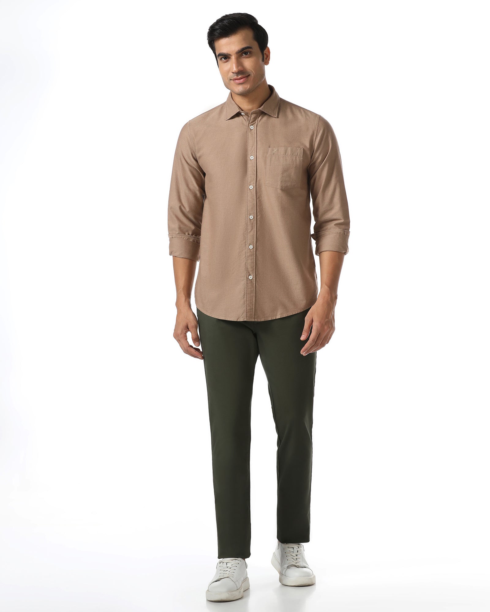 Olive Textured Khakis - Murray