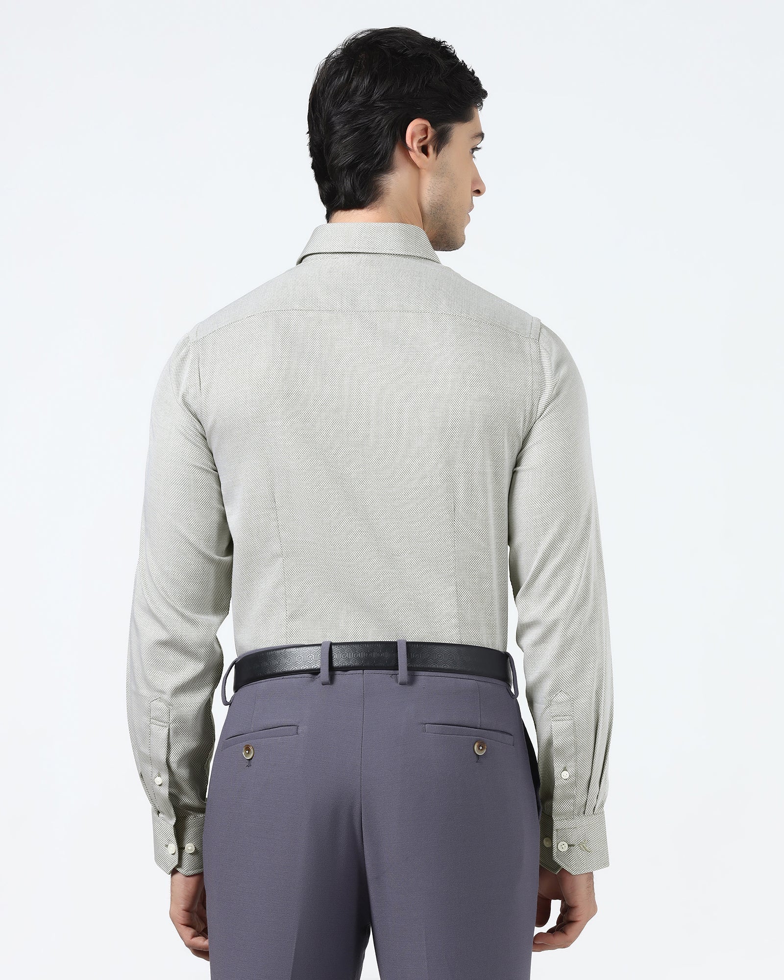 Olive Textured Shirt - Thanos