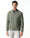 Olive Textured Zipper Jacket - Maxwel
