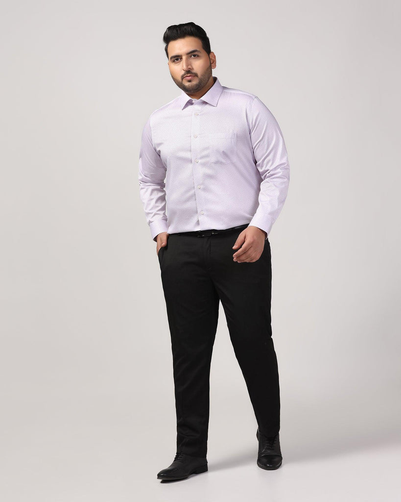 Formal Lavender Printed Shirt - Brion