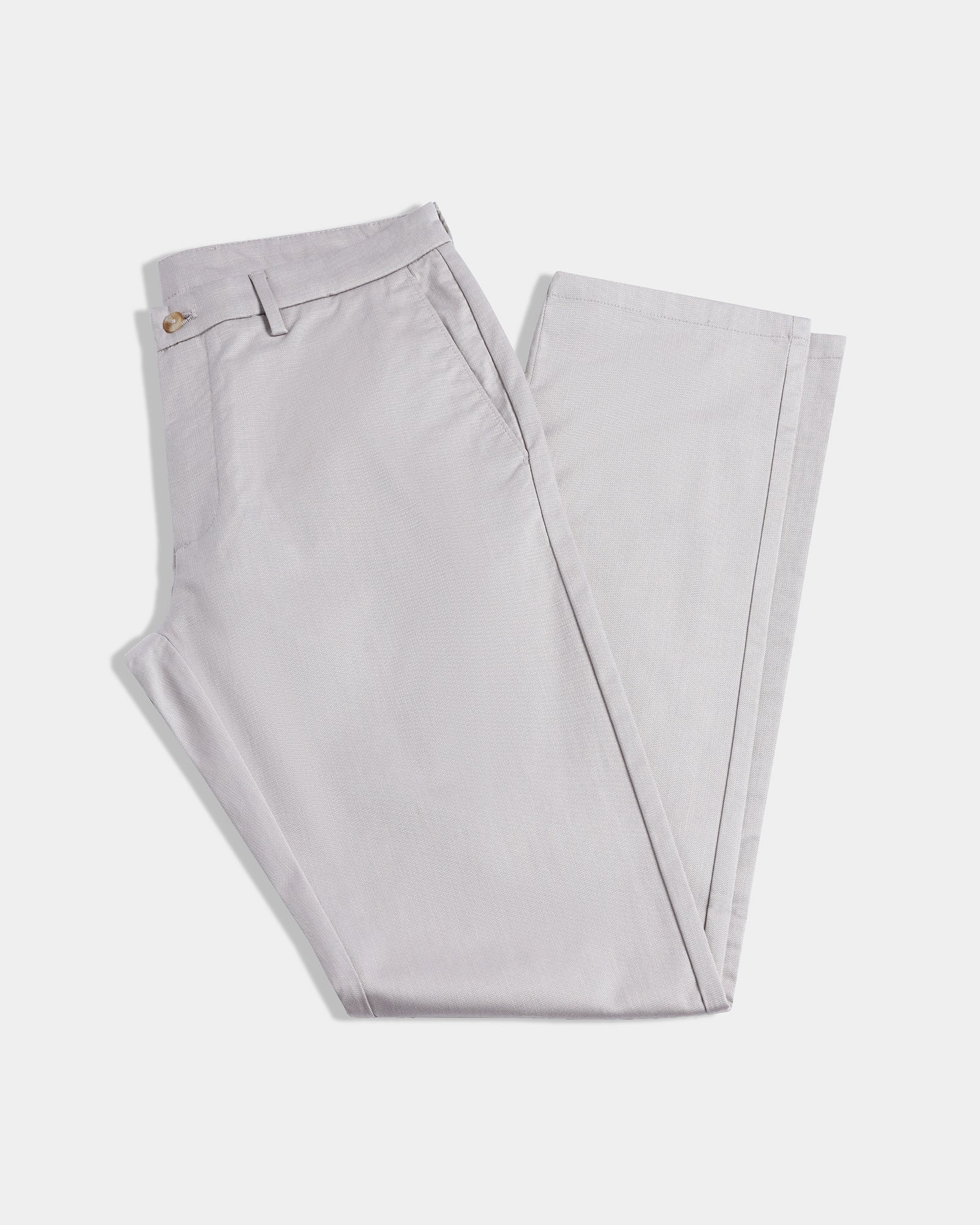 Peach Non Iron Textured Khaki - Poplar