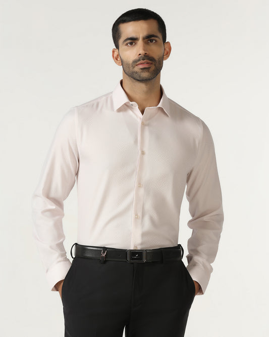 Peach Jacquard Shirt - Render