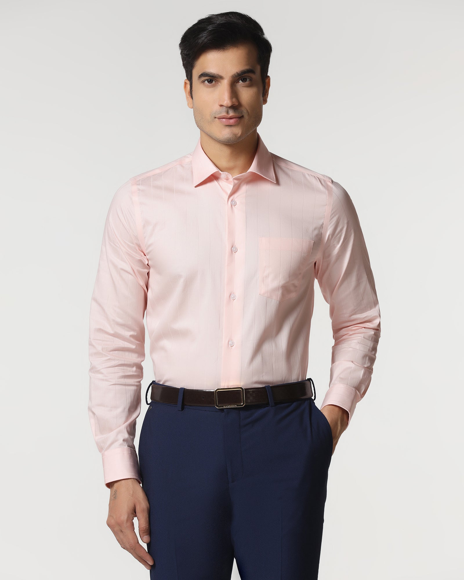 Peach Stripe Shirt - Epoxy