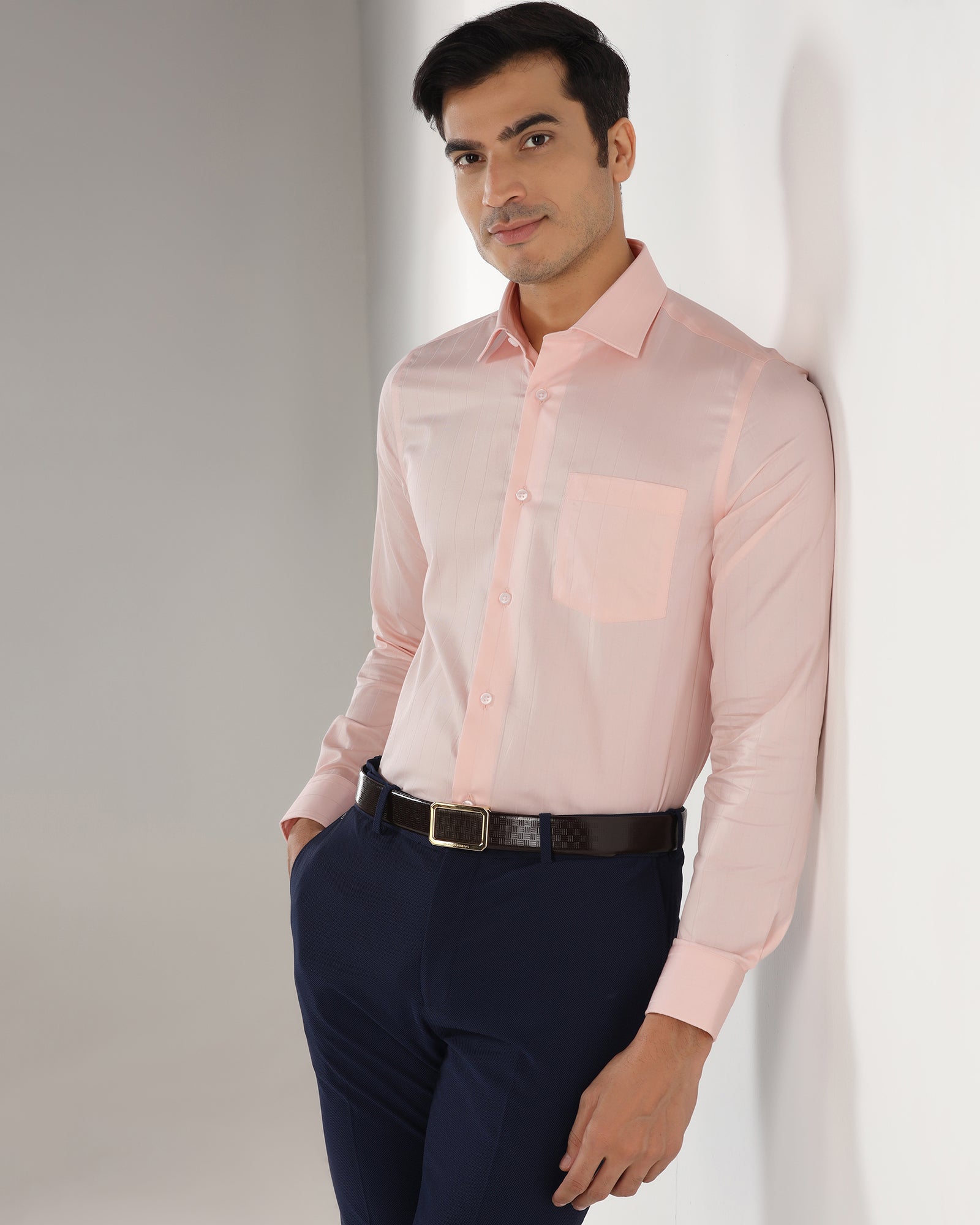 Peach Stripe Shirt - Epoxy