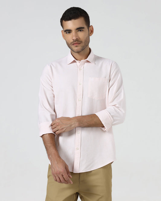Peach Stripe Shirt - Lafer