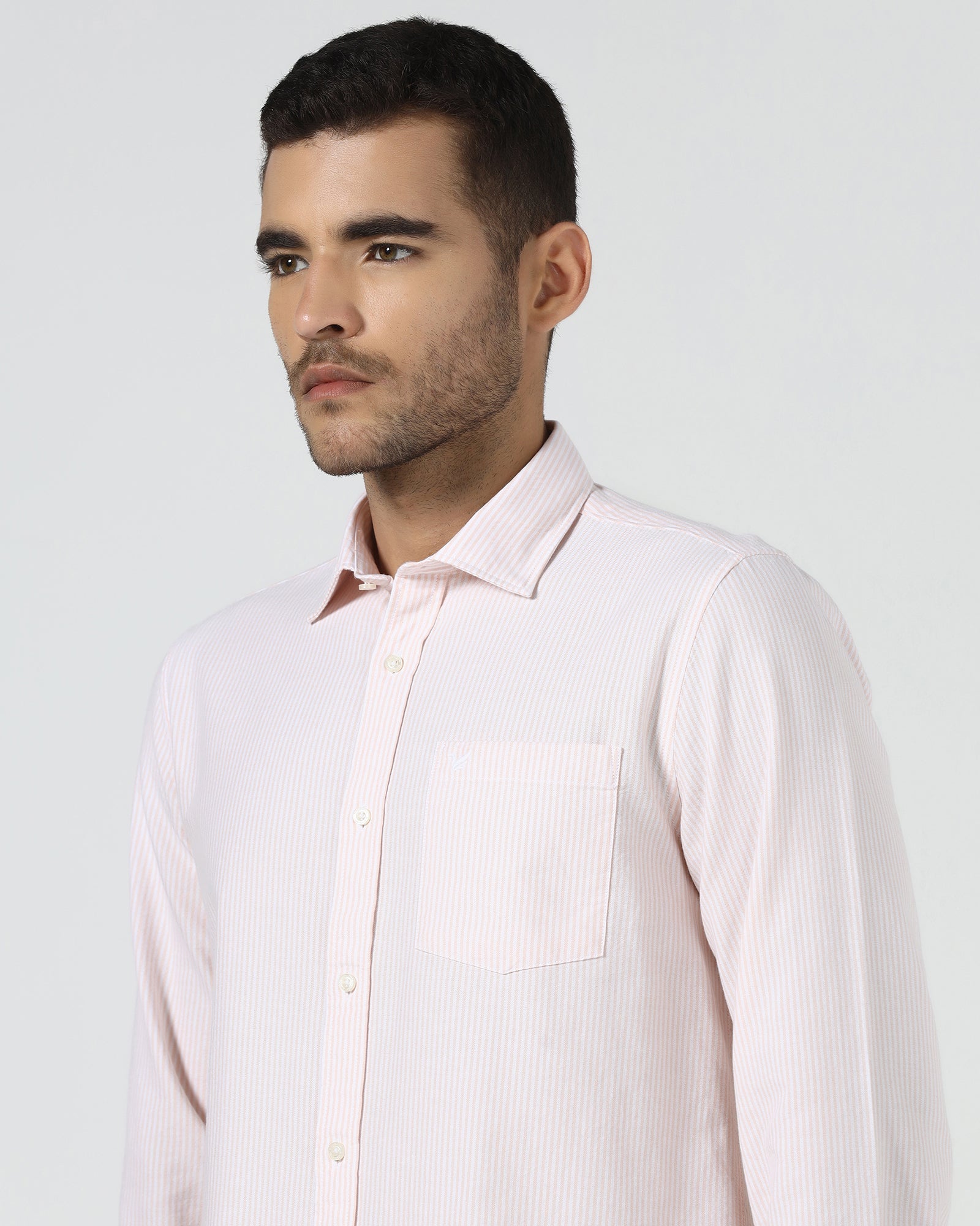 Peach Stripe Shirt - Lafer