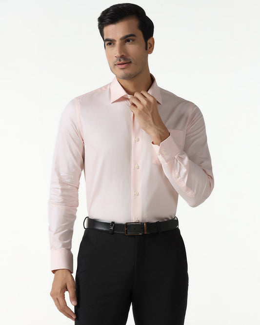 Peach Textured Shirt - Ryan