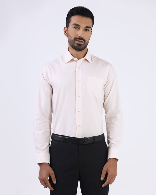 Peach Textured Shirt - Thorn