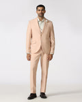 Peach Three Piece Textured Suit - Heddle