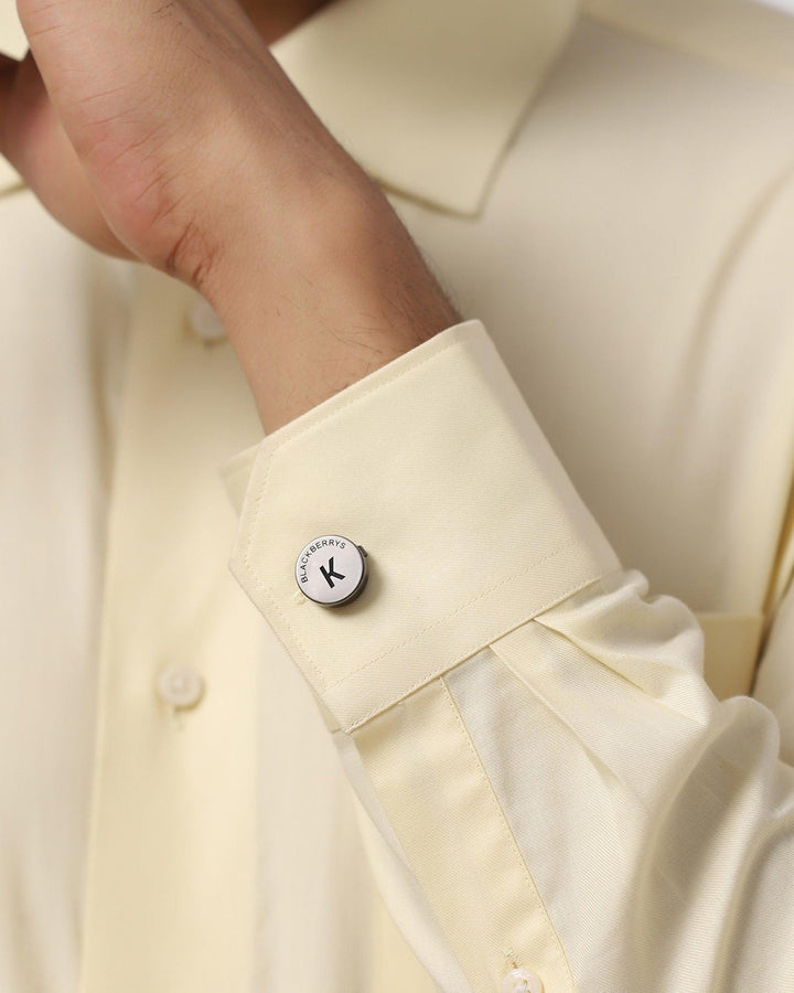 Shirt Button Cover With Alphabetic Initial-K