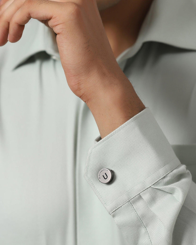 Shirt Button Cover With Alphabetic Initial-U