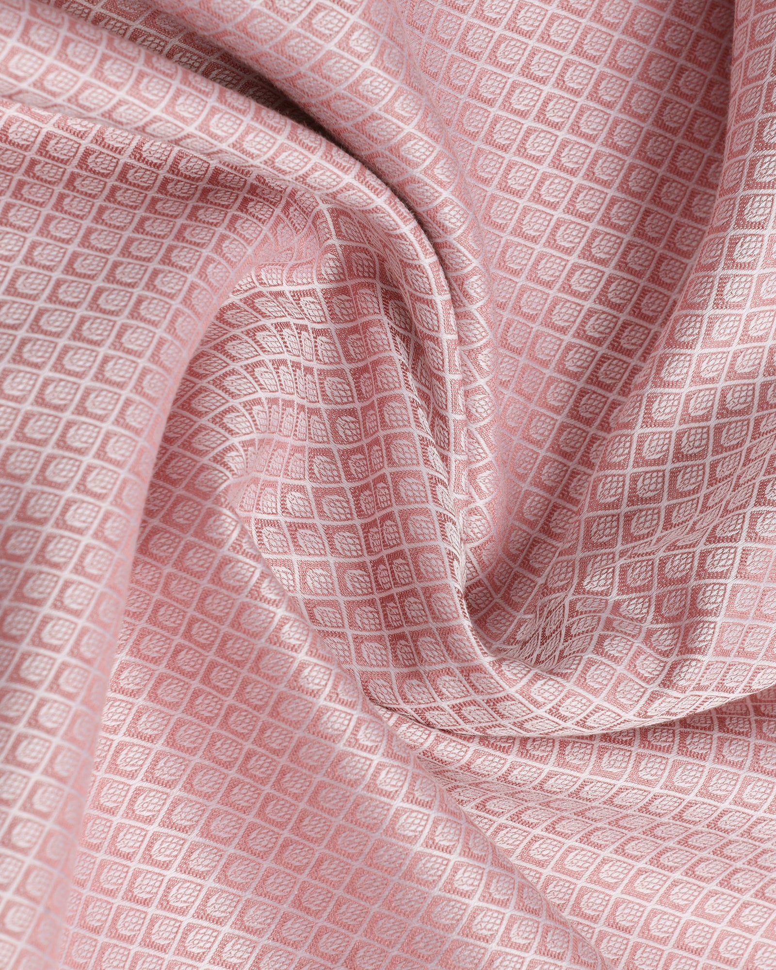 Pink Luxe Jacquard Shirt - Mirror