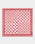 Pink Printed 100% Silk Pocket Square - Aerial