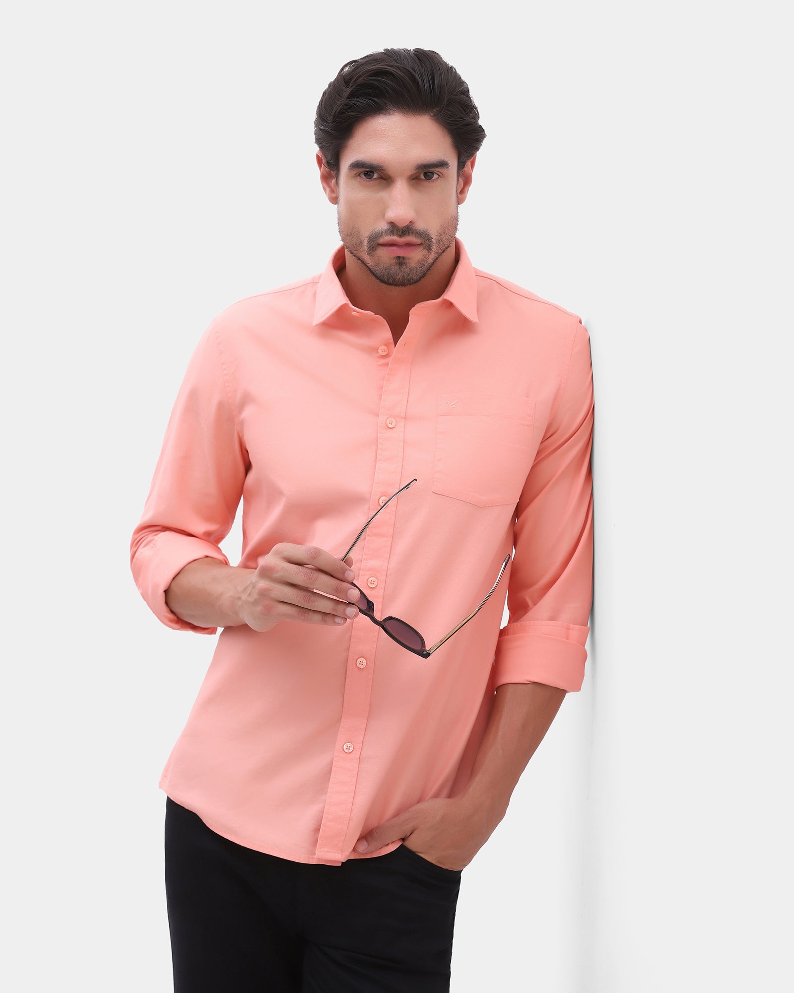 Pink Printed Shirt - Gebbew