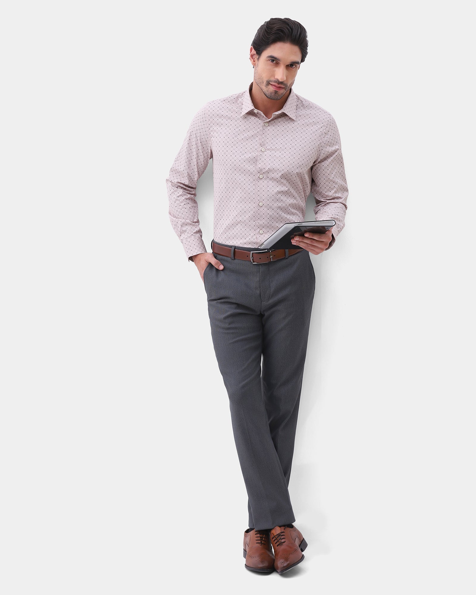 Pink Printed Shirt - Santino