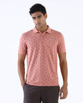 Pink Printed Polo - Viore