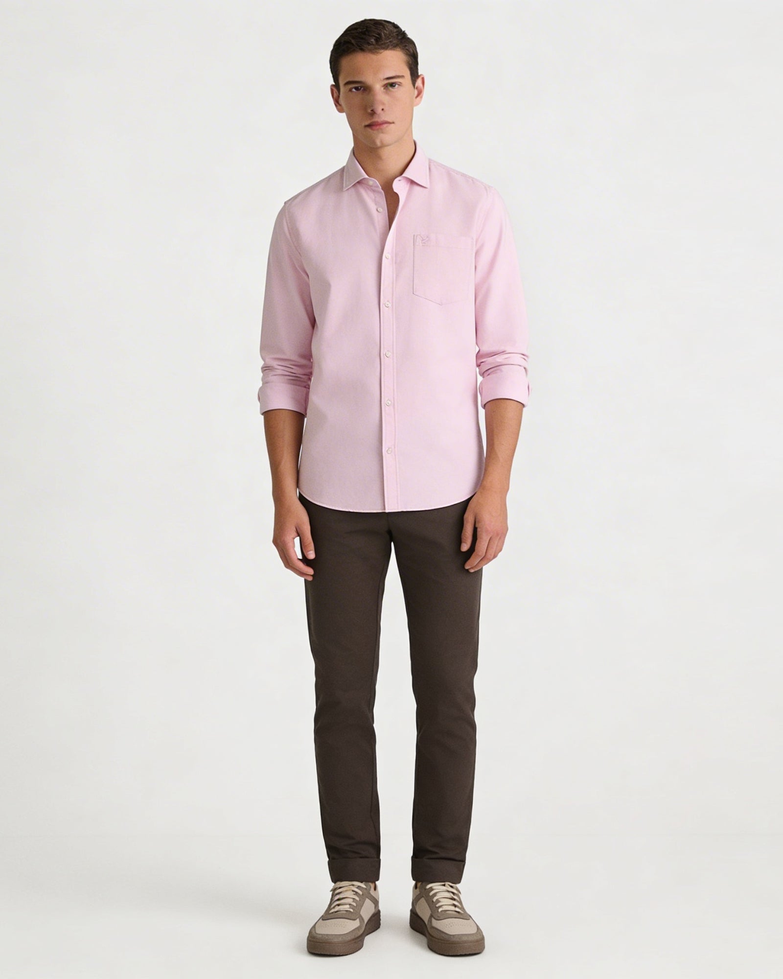Pink Solid Shirt - Brando