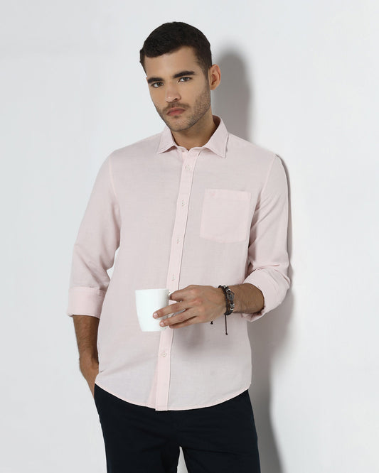 Pink Solid Shirt - Camro