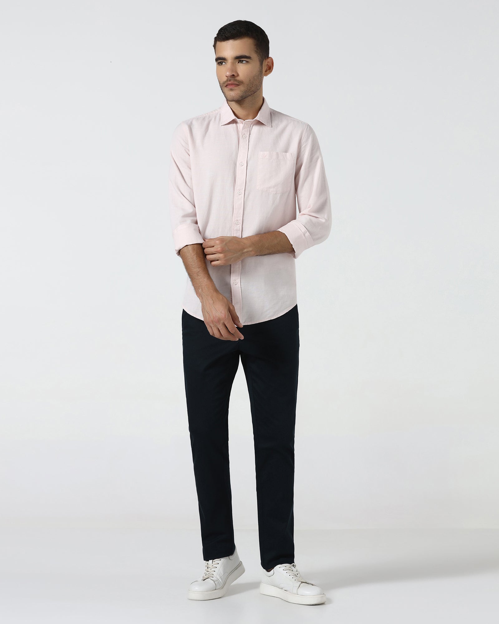 Pink Solid Shirt - Camro