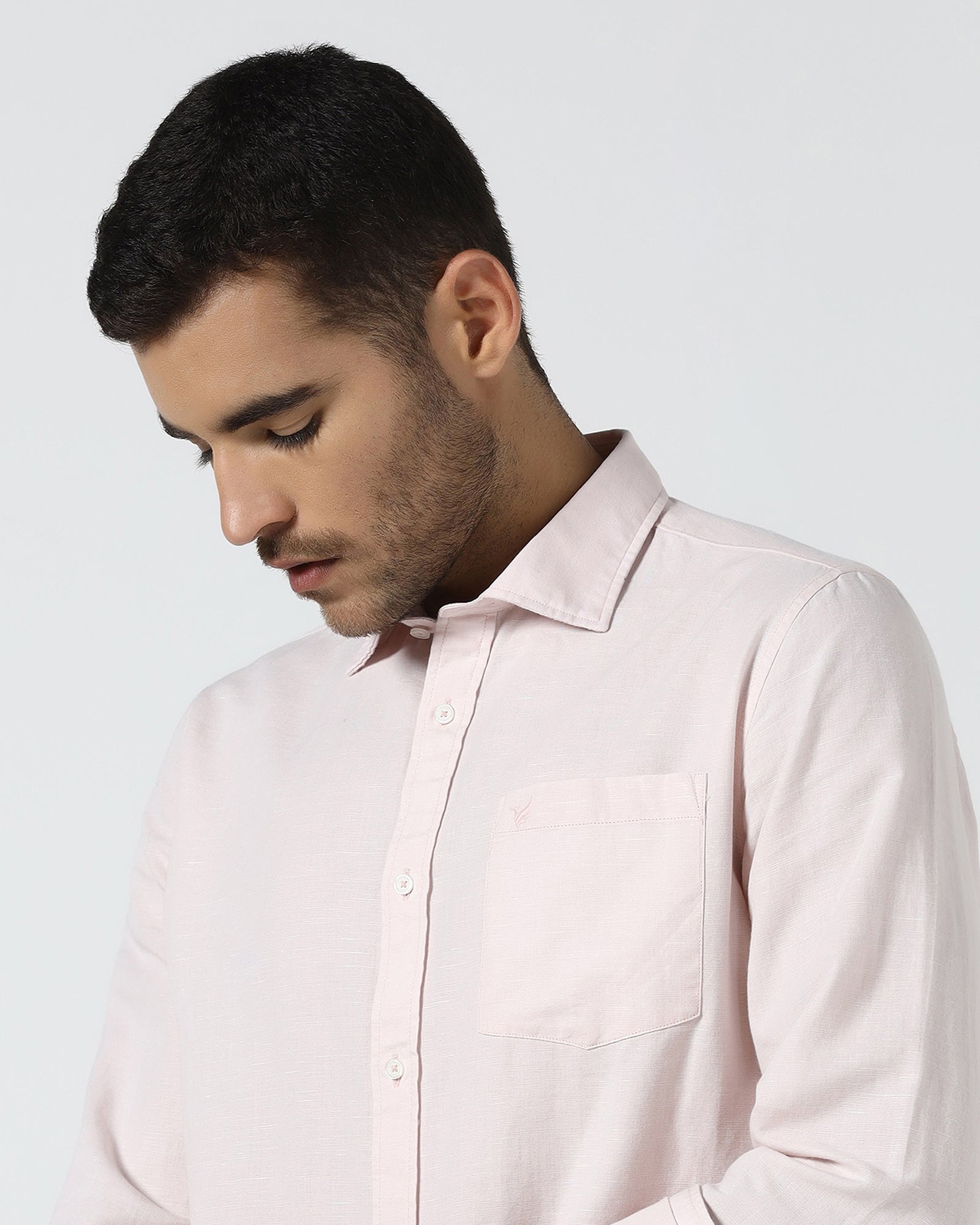 Pink Solid Shirt - Camro