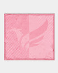 Pink Printed 100% Silk Pocket Square - Wilkie