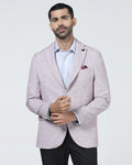 Pink Textured Blazer - Adams