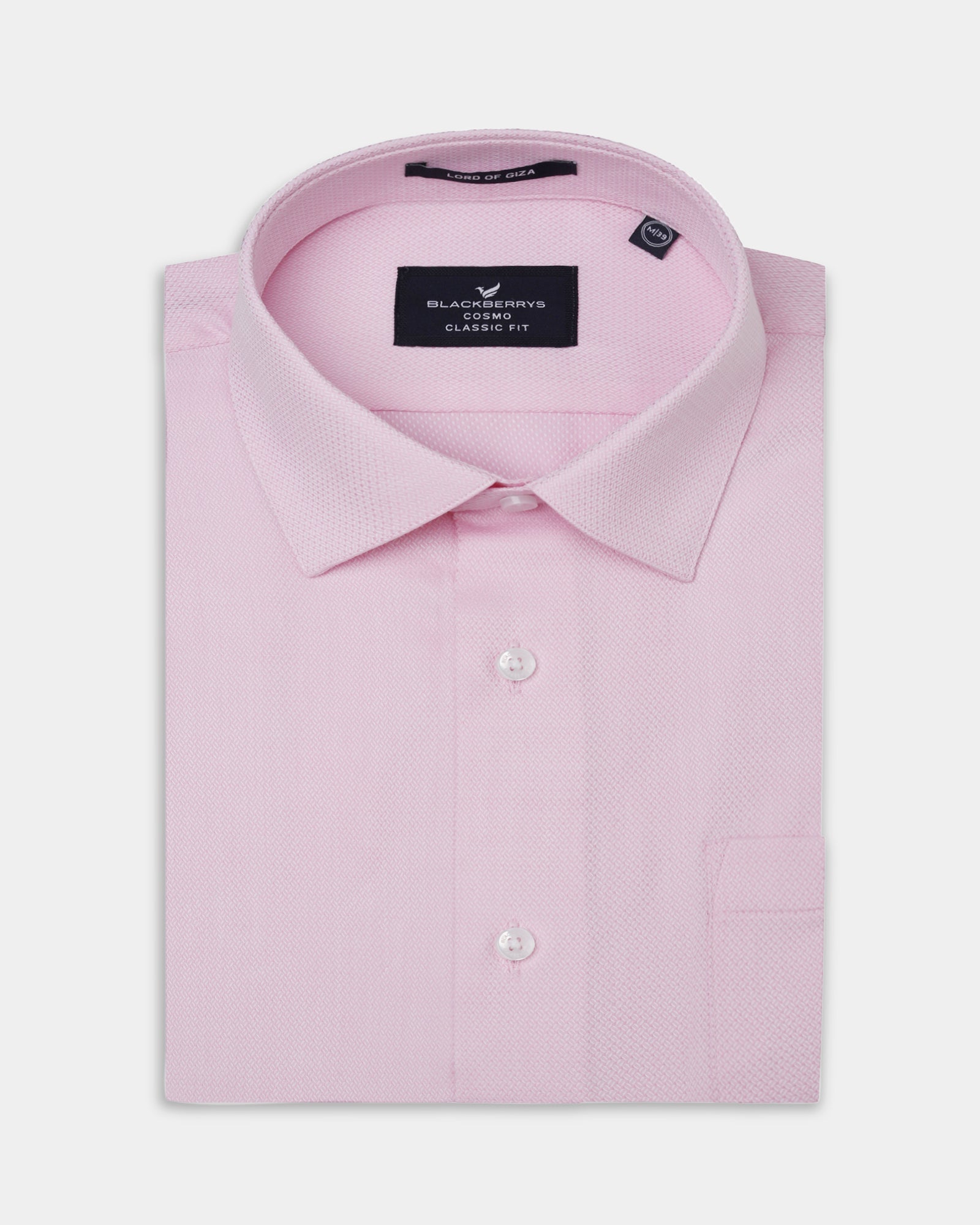 Pink Textured Shirt - Maky