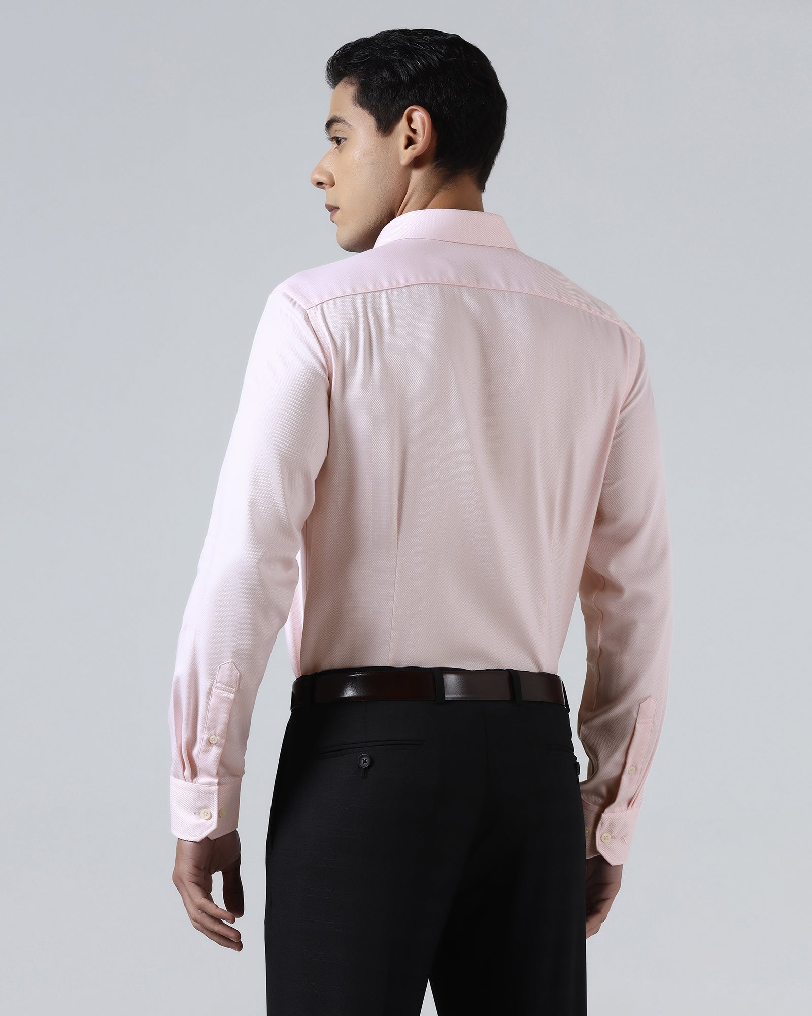 Pink Textured Shirt - Quinn