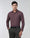 Plum Non Iron Textured Shirt - Relay E