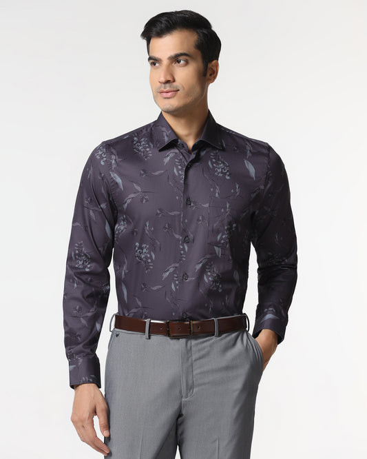 Plum Printed Shirt - Phase