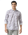 Plum Printed Shirt - Ryne