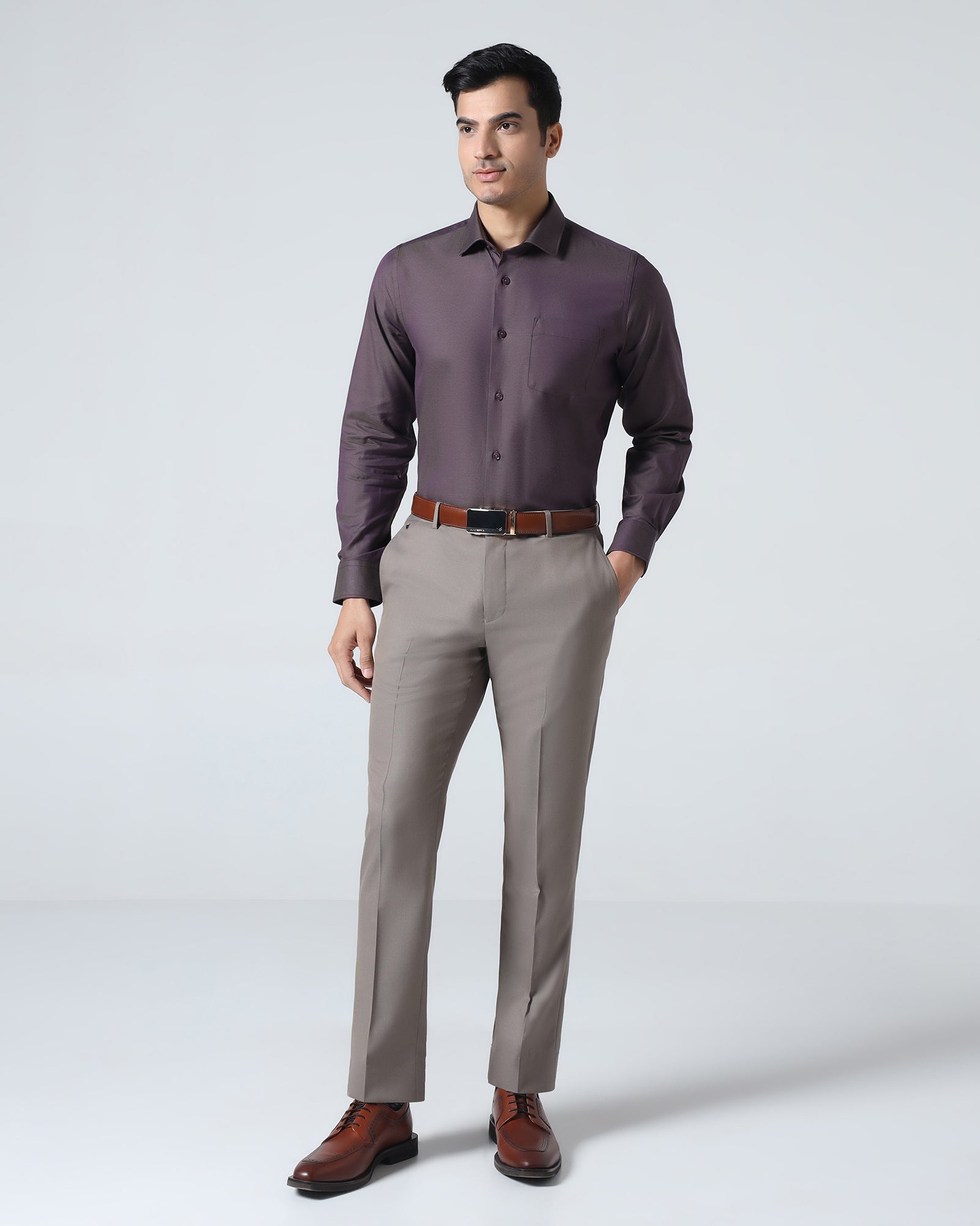 Charcoal Textured Shirt - Magnus