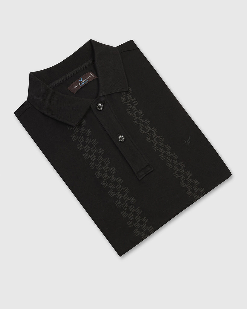 Polo Black Printed T-Shirt - Eta