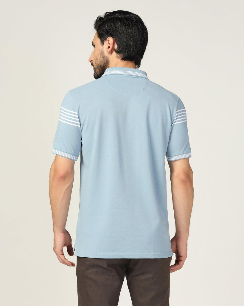 Polo Blue & Tan Stripe T-Shirt - Nala