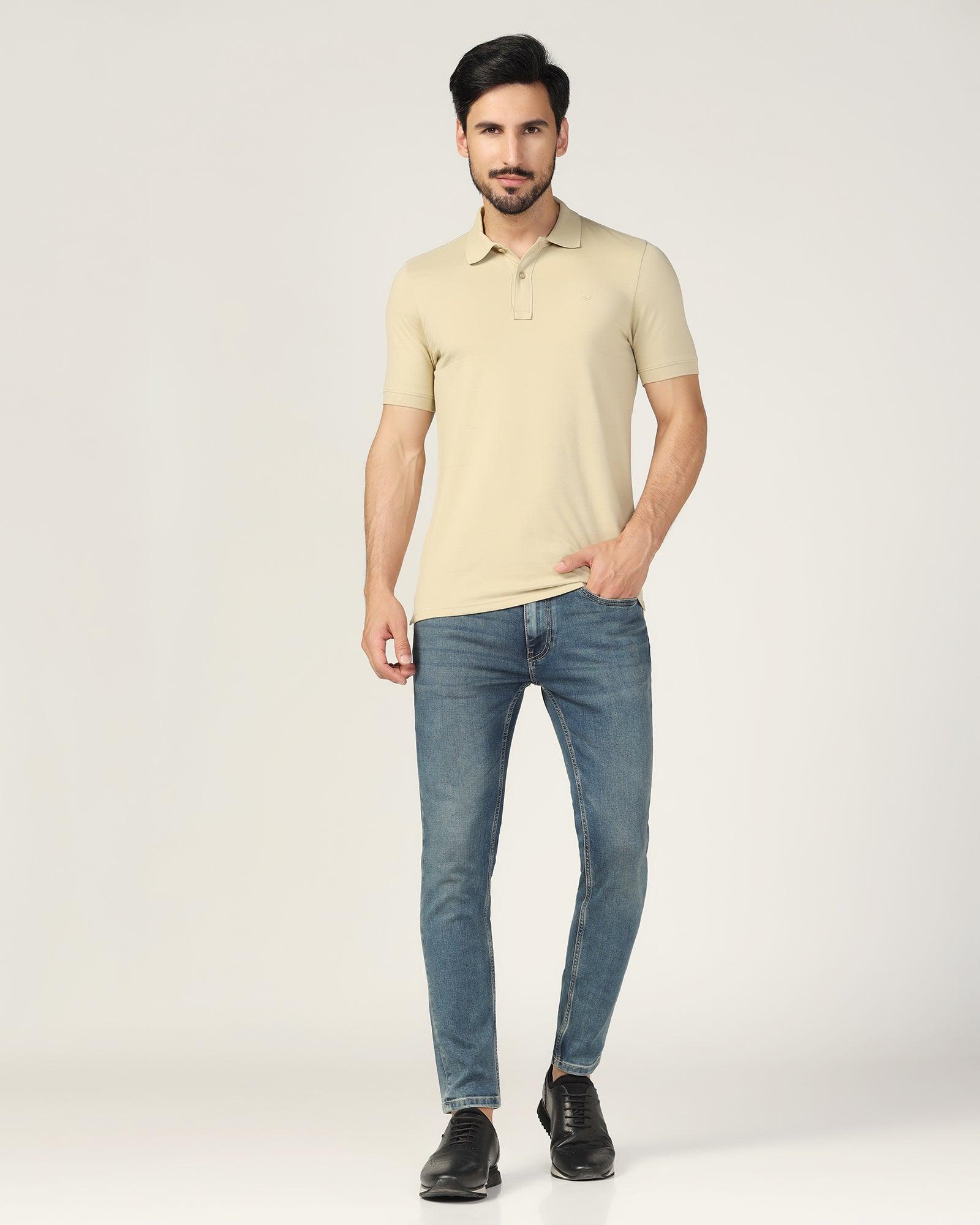 Polo Gravel Stripe T-Shirt - Strape