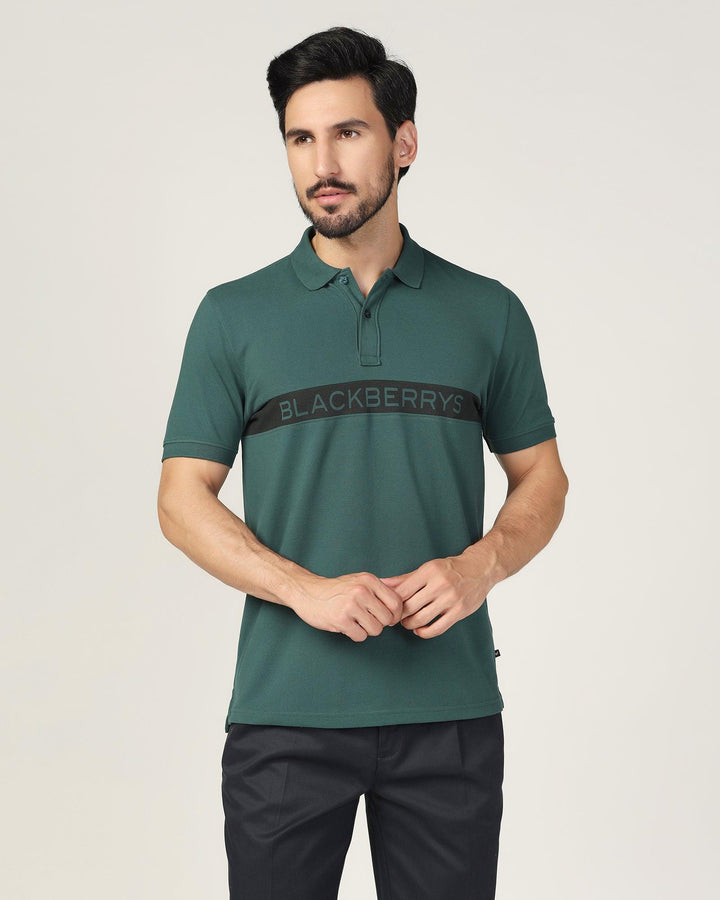 Polo Green Printed T-Shirt - Solo