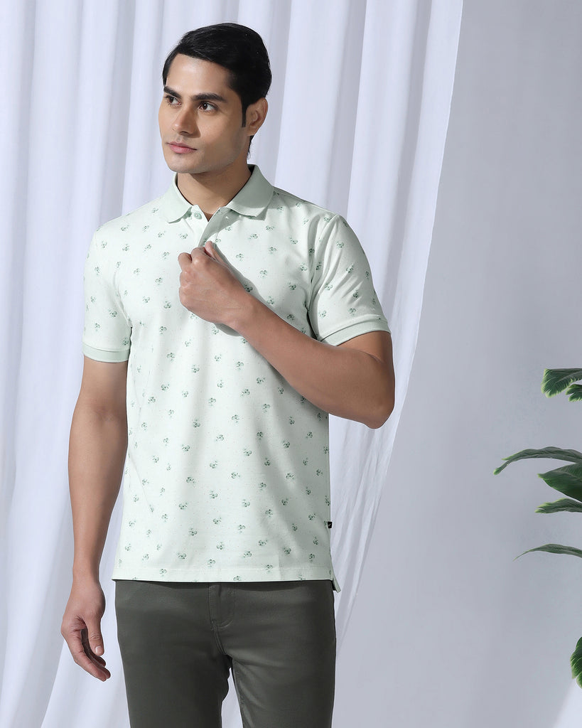 Polo Mint Printed T-Shirt - Sonic