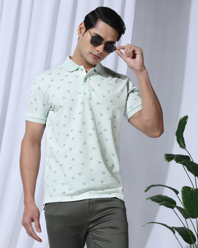 Polo Mint Printed T-Shirt - Sonic