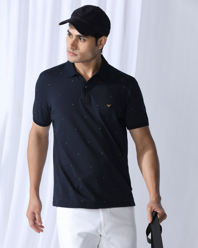 Polo Navy Printed T-Shirt - Wembley