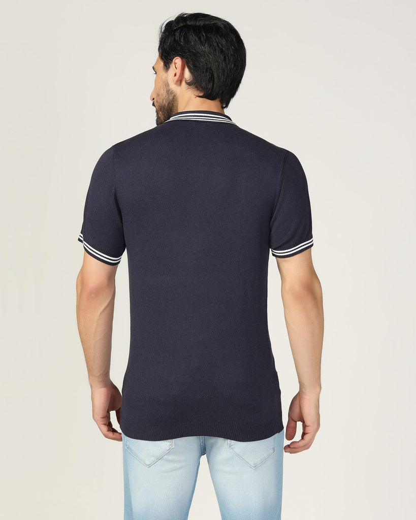 Polo Navy Solid T-Shirt - Blair