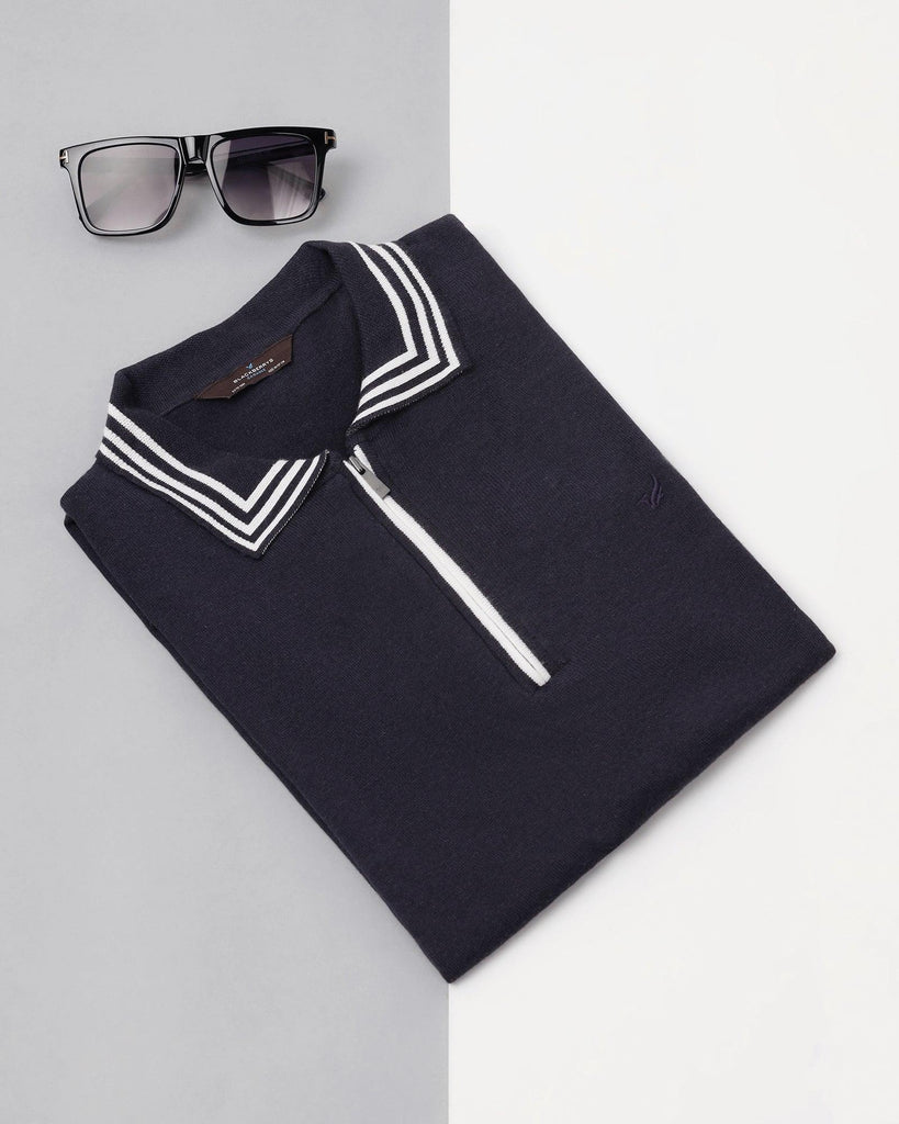 Polo Navy Solid T-Shirt - Blair